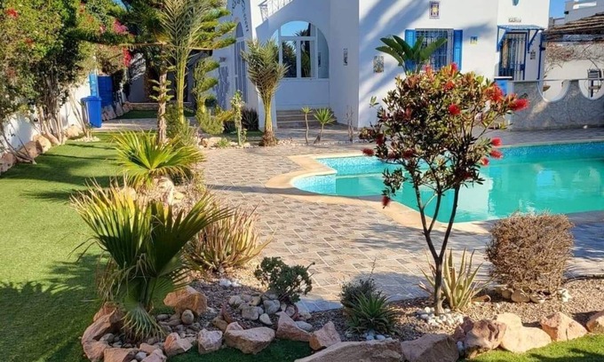 Aghir Villa | Villa AU JARDIN D'AGHIR, private pool, not overlooked, 300 m from the beach