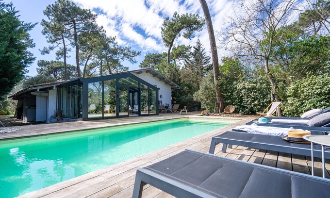 Pyla-sur-Mer Villa | Villa au Pyla avec Piscine, Plage & Dune à pied