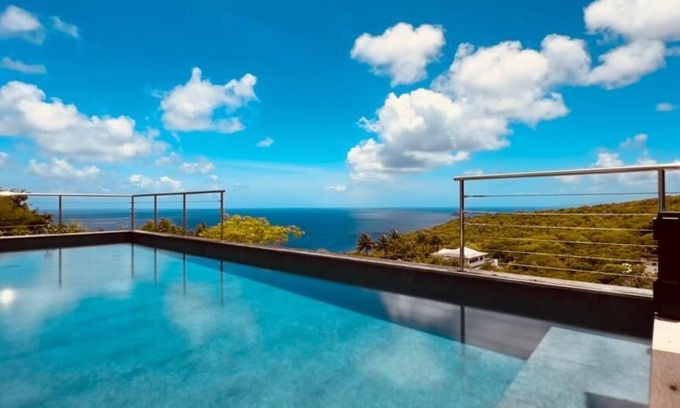 Gouverneur Villa | Villa Avalon | Ocean View - Located in Tropical Gouverneur with Private Pool