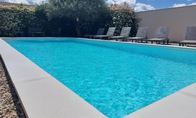 Montaud Villa | Villa Avec Piscine Privée Sans vis à vis Pour 5 Personnes