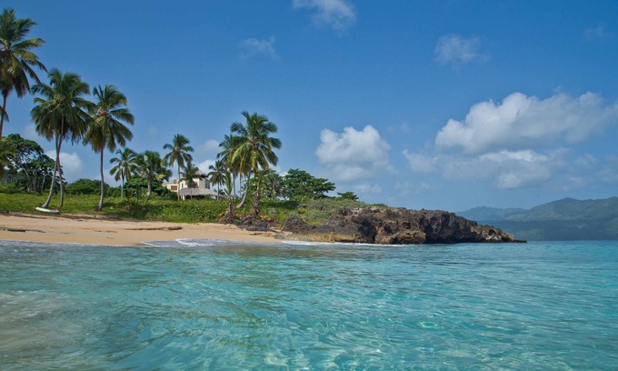 Las Galeras Villa | Villa Barkel, Panoramic view of Playa Rincon Bay