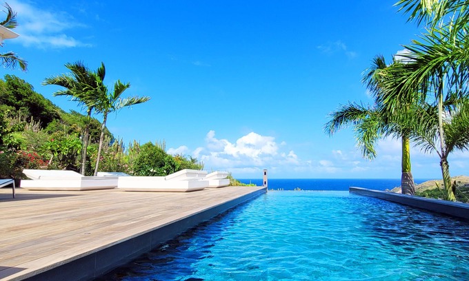 Petit Cul De Sac Beach Villa | Villa Coco Rock | Ocean View - Located in Tropical Petit Cul de Sac with Private Pool