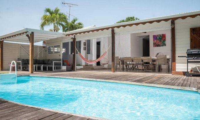 Bas du Fort Villa | Villa Cosy - Grande capacité avec piscine