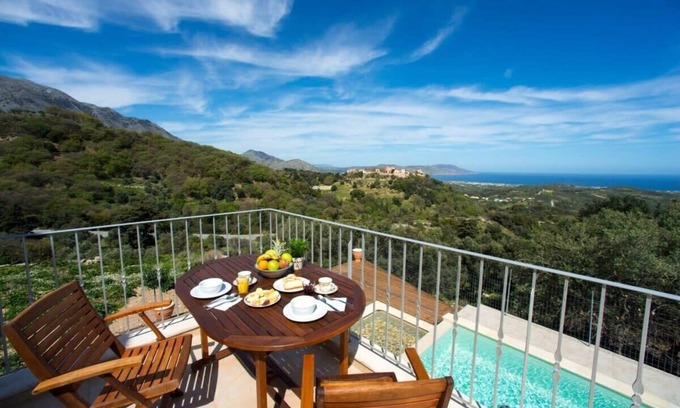 Patima Villa | Villa Cretan View with Heated Swimming Pool