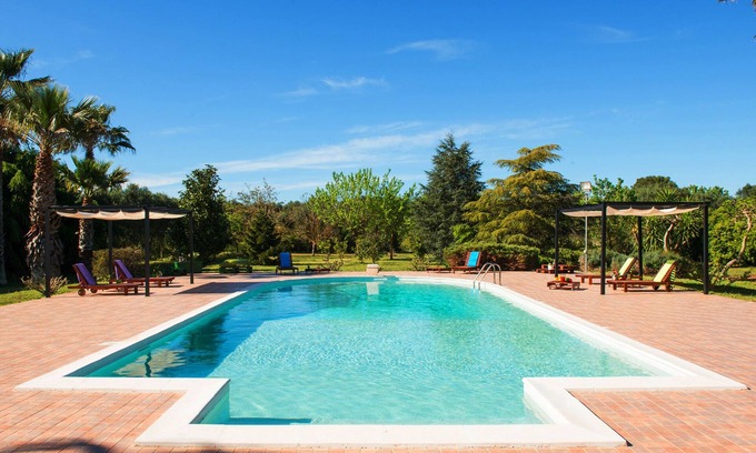 Mesagne Villa | VILLA DELLE LANTANE with Private Pool in a garden of 10,000 m. q.