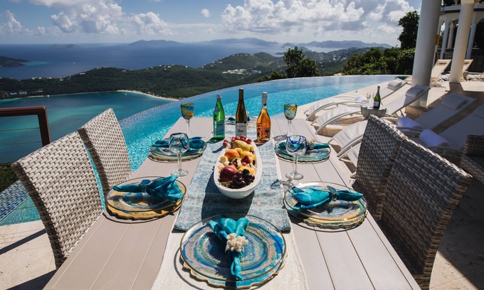 Estate Staabi House | Villa Elegance at Ocean Villa VI 180 degree Ocean Views-Gated