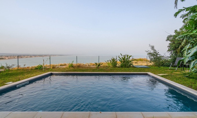 Costa Saracena-Castelluccio Villa | Villa 'Eremo Degli Oleandri' with Sea View, Shared Pool & Wi-Fi