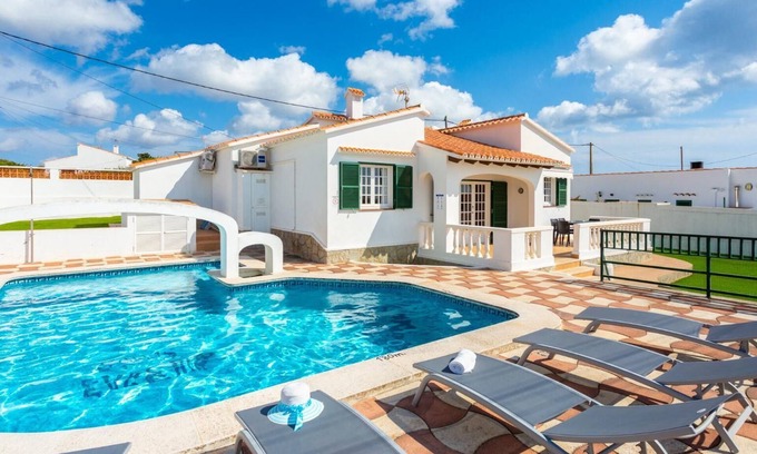 Cala en Porter Villa | Villa Eugenia Large Private Pool, A/C, WiFi