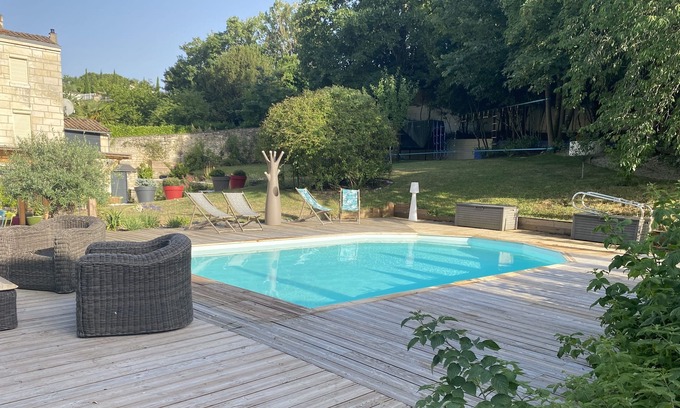Tour Chabot Gavacherie Villa | Villa facing the river in the center of Niort for up to 8 travelers