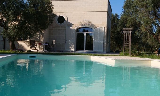 Manduria Villa | Villa Felline in the middle of 12,000 m² olive grove and pool, quiet location.