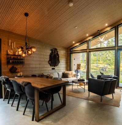 Akaslompolo Ski Chalet | Villa Golden Hill Ylläs, Luxury holiday cabin in Lapland