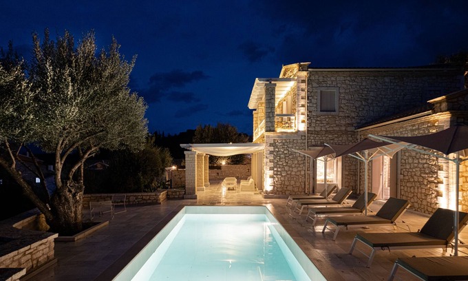 Peroulion House | Villa Ode in Ionian Stone Luxury Villas in Corfu