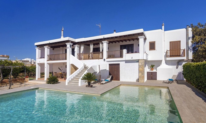 Sant Antoni de Portmany Villa | Villa Huerta downtown San Antonio tennis court Private pool