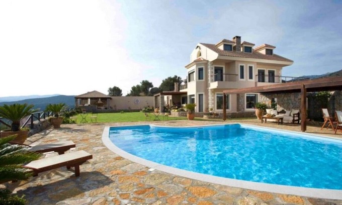 Agios Nikolaos Villa | Villa Hestia, Spacious Villa with panoramic sea view