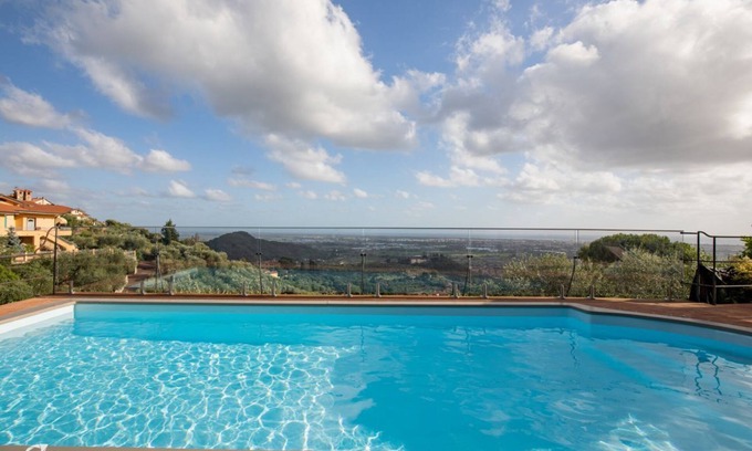 Massarosa Villa | Villa Jasmine with sea view private pool