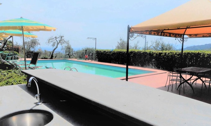 Massa e Cozzile Villa | Villa Le Fonti - Unique panoramic view amd privacy with swimming pool