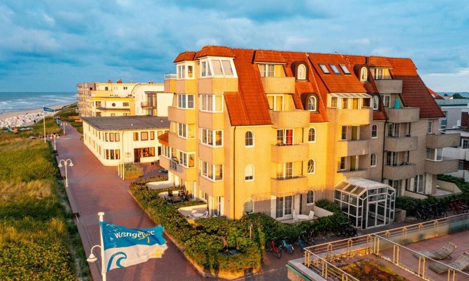 Wangerooge Apartment | Villa Marina 2 - Strandkorb mit Meerblick