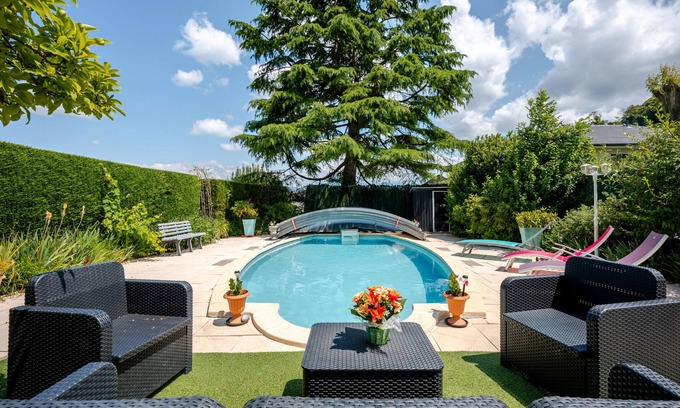 Etercy Villa | Villa near the lake, with mountain views, private pool and Wi-Fi
