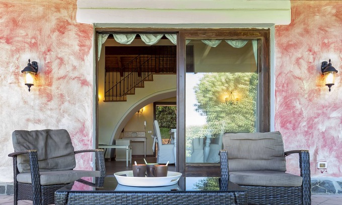 Punta De Su Turrione Villa | Villa Oleandro with Sea View, Pool, Garden, Terraces & Wi-Fi