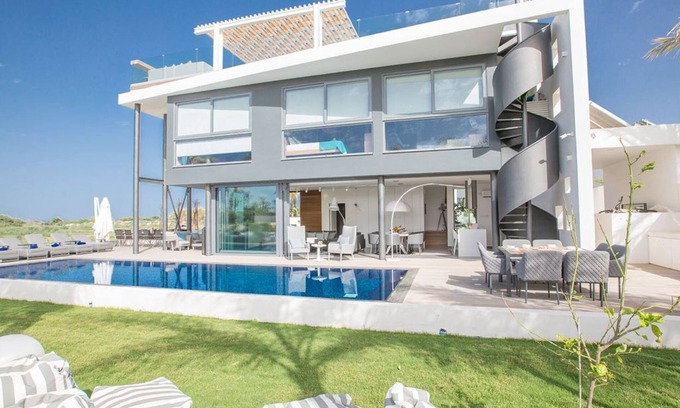Kapparis Villa | Villa Papadopo - Luxury 3 Bedroom Villa with Private Pool, Hot Tub and Sea Views