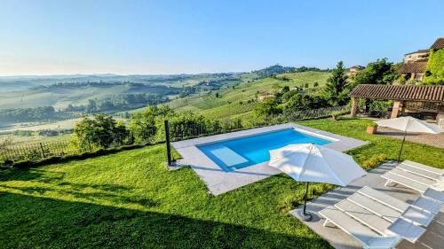 Costigliole d'Asti House | Villa Perla, hilltop location with pool