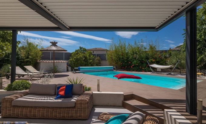 Les Matelles House | Villa Pic Saint Loup Avec Piscine