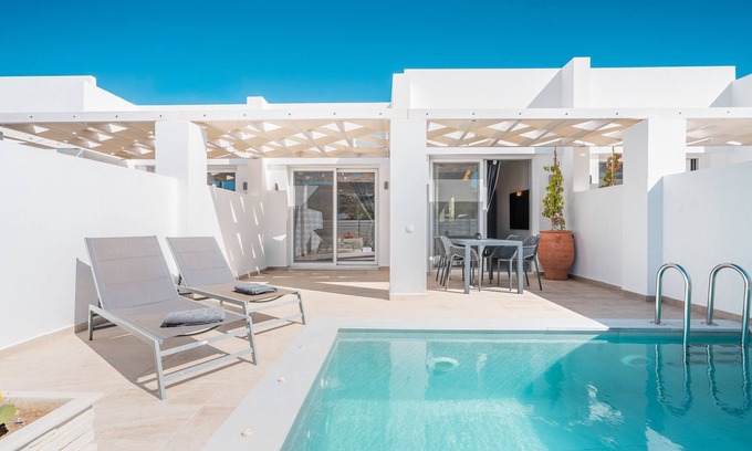 Karpathos Villa | Villa 'Punta Mare 1' with Mountain View, Wi-Fi and Air Conditioning
