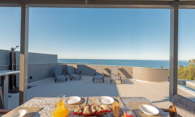 Minia Villa | VILLA ROXANNE, 2 Bedroom Bijoux Villa With Stunning Panoramic Sea Views