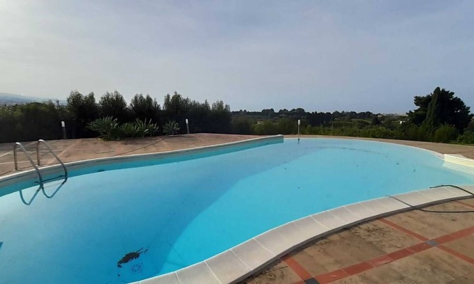 Sant'Agata di Militello Villa | Villa "Sanna Con Piscina" with Sea View, Shared Pool & A/C