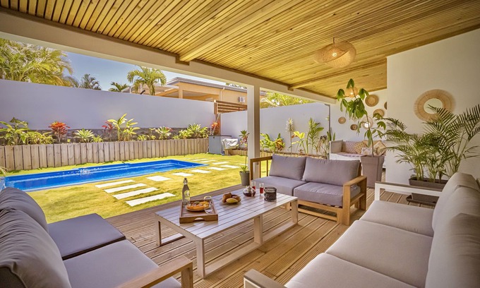 Plateau Goyave Villa | Villa SOA* Un brin de paradis 3 Chambres, 3 SDB, piscine chauffée