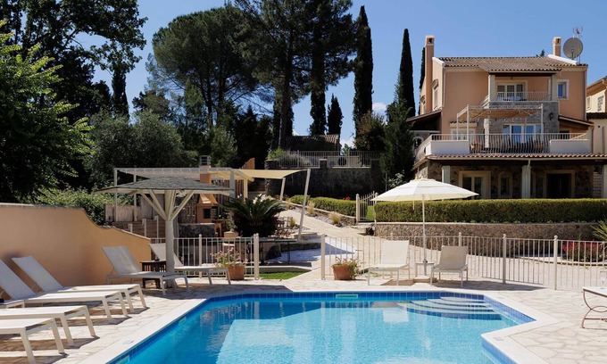 Dassia Villa | Villa St. Nicholas House, Family Friendly, Large Heated Pool, 300m to the beach.