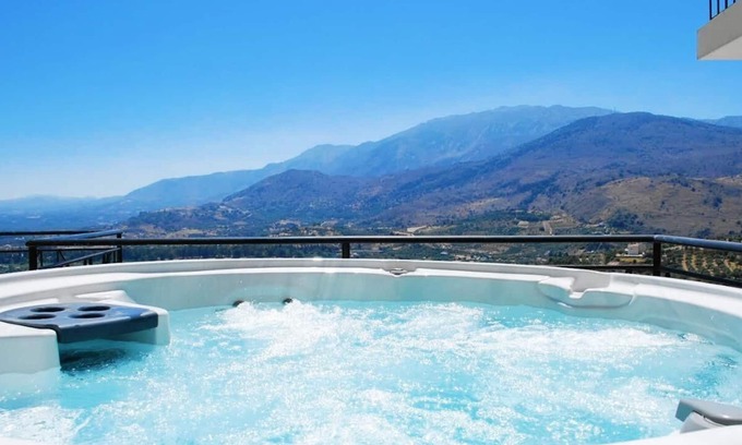 Exopoli Villa | Villa Summer Time - Jacuzzi, Pool , BBQ and amazing sea view