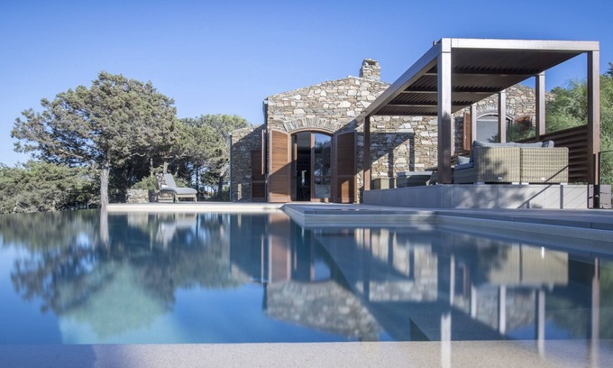 La Pelosa Villa | Villa Tellus - quiet luxury villa, private pool, stunning view, 5 min from beach