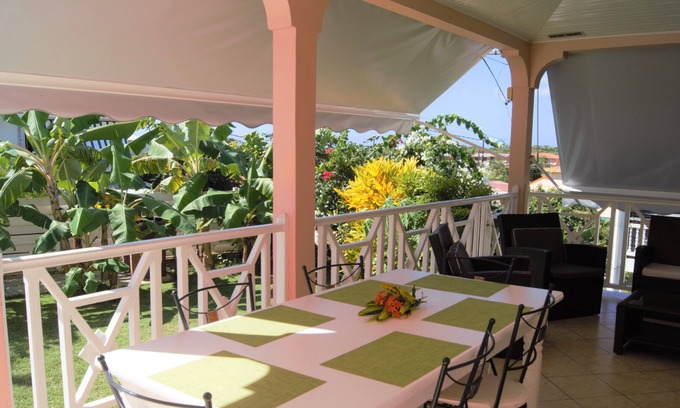 Trois-Rivieres Villa | VILLA TI COLIBRI IDEAL FOR A CREOLE DEPAYMENT 300 meters from the sea