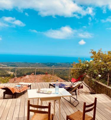 Cervione Villa | Villa tout confort, vue mer exceptionnelle, à Cervione