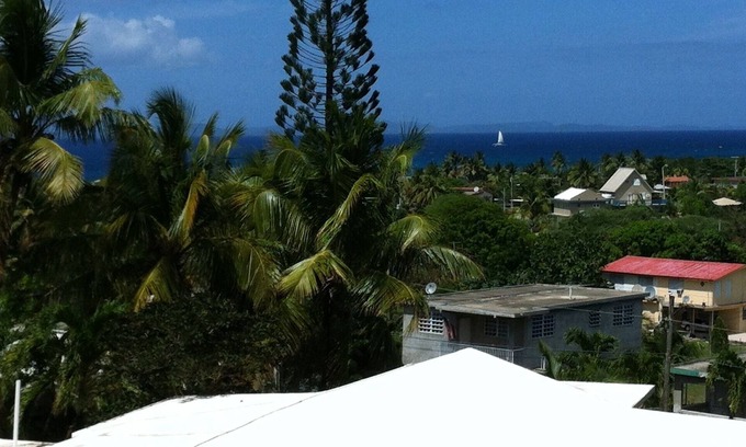 Bravos de Boston House | Villa Tres Palmas, Stylish Island Vibe, Views, Walk To Beach