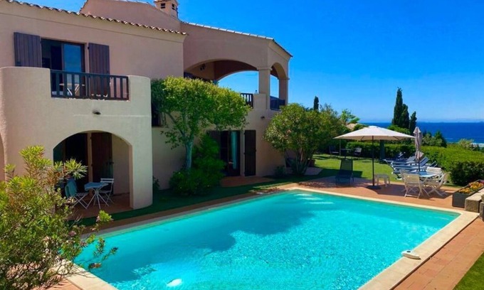 Portigliolo Villa | Villa U Castellu vue mer Imprenable Portigliolol