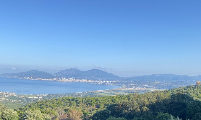 Grosseto-Prugna Villa | Villa vue Exceptionnelle Pour Vacances de Rêve au Calme Entre mer et Montagne