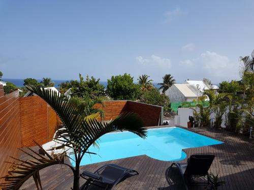 L'Houezel Villa | VILLA VUE MER AVEC PISCINE