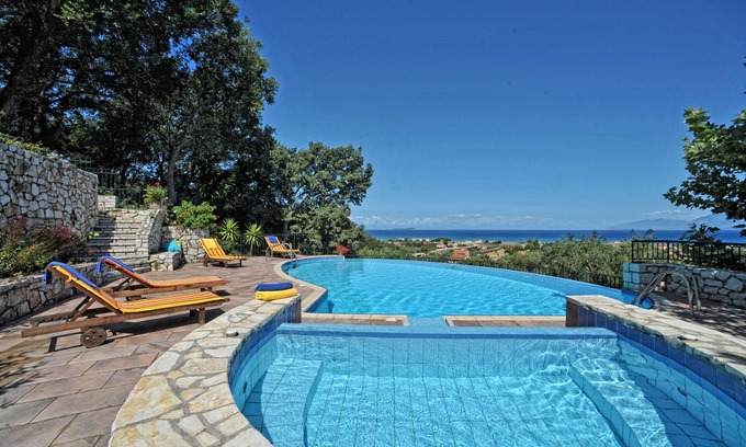 Almiros Beach Villa | Villa with Breathtaking Seaview, Private Swimming Pool & Jacuzzi