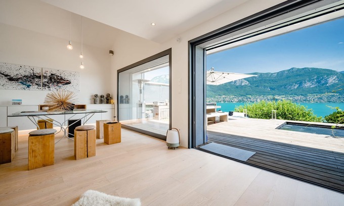 Sevrier Villa | Villa with Enchanting View Overlooking Lake Annecy