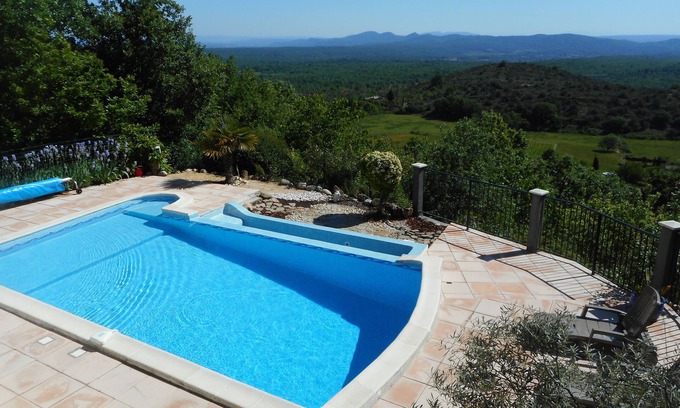 Courry Villa | Villa with heated pool and panoramic views, not overlooked.