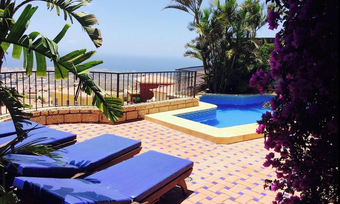 Chayofa Villa | Villa with Heated Private Pool, Air Conditioning and Stunning Sea Views