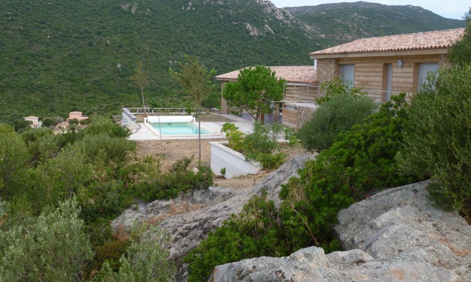 Monacia-d'Aullene Villa | Villa with panoramic views of Sardinia and the mountain of the man of Cagnes