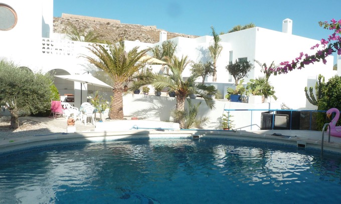 Agua Amarga Villa | Villa with private pool, sea view. Cabo de Gata Natural Park, Andalusia.