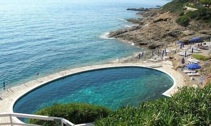 Capo D'arco Villa | Villa with sea view pool in Porto Azzurro