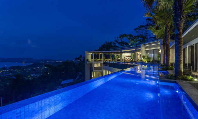 Cherngtalay Villa | Villa Zavier: Luxury Redefined With Amazing Sea View at Surin Beach Phuket