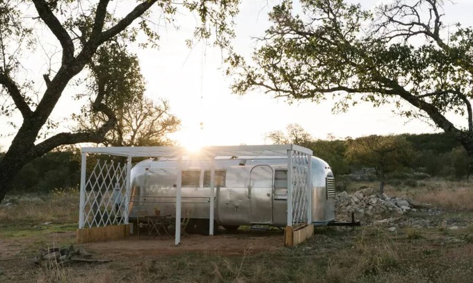 Marble Falls House | Vintage Airstream