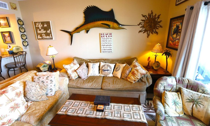 Pensacola Beach Condo | Vintage Beach Themed Condo