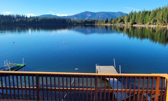 Matlock Cabin | Vintage Cabin on Lake Nahwatzel! Private dock and gorgeous views!
